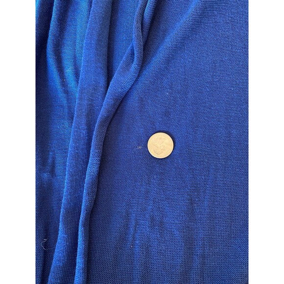 Joseph A Sleeveless Knit Sweater Vest Size XL Royal Blue Versatile Stylish - Picture 9 of 12